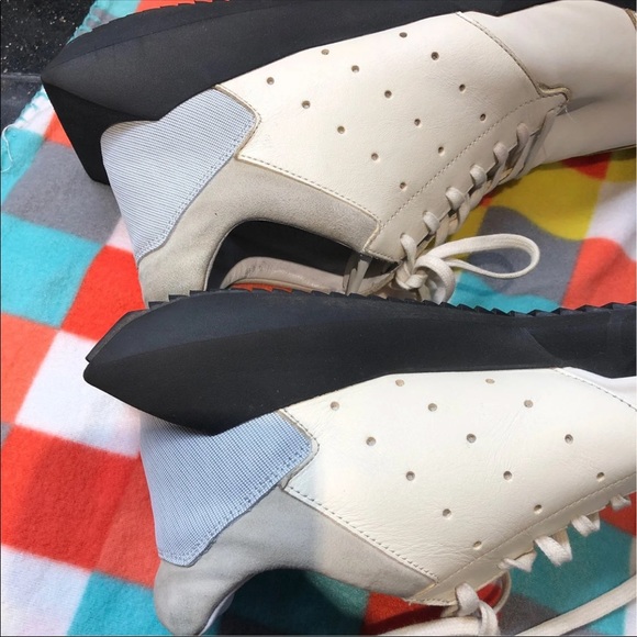 ADIDAS RICK OWENS X TECH RUNNER BLACK sz11 - Picture 5 of 13